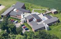 Luftbild der Tagesklinik Ahlen (2013)